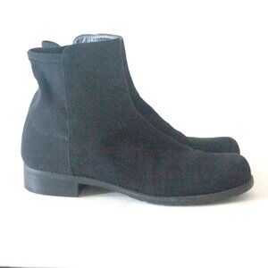 Size 9.5 - STUART WEITZMAN Women's Black Suede Ankle Boots